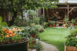 Permaculture food forest garden